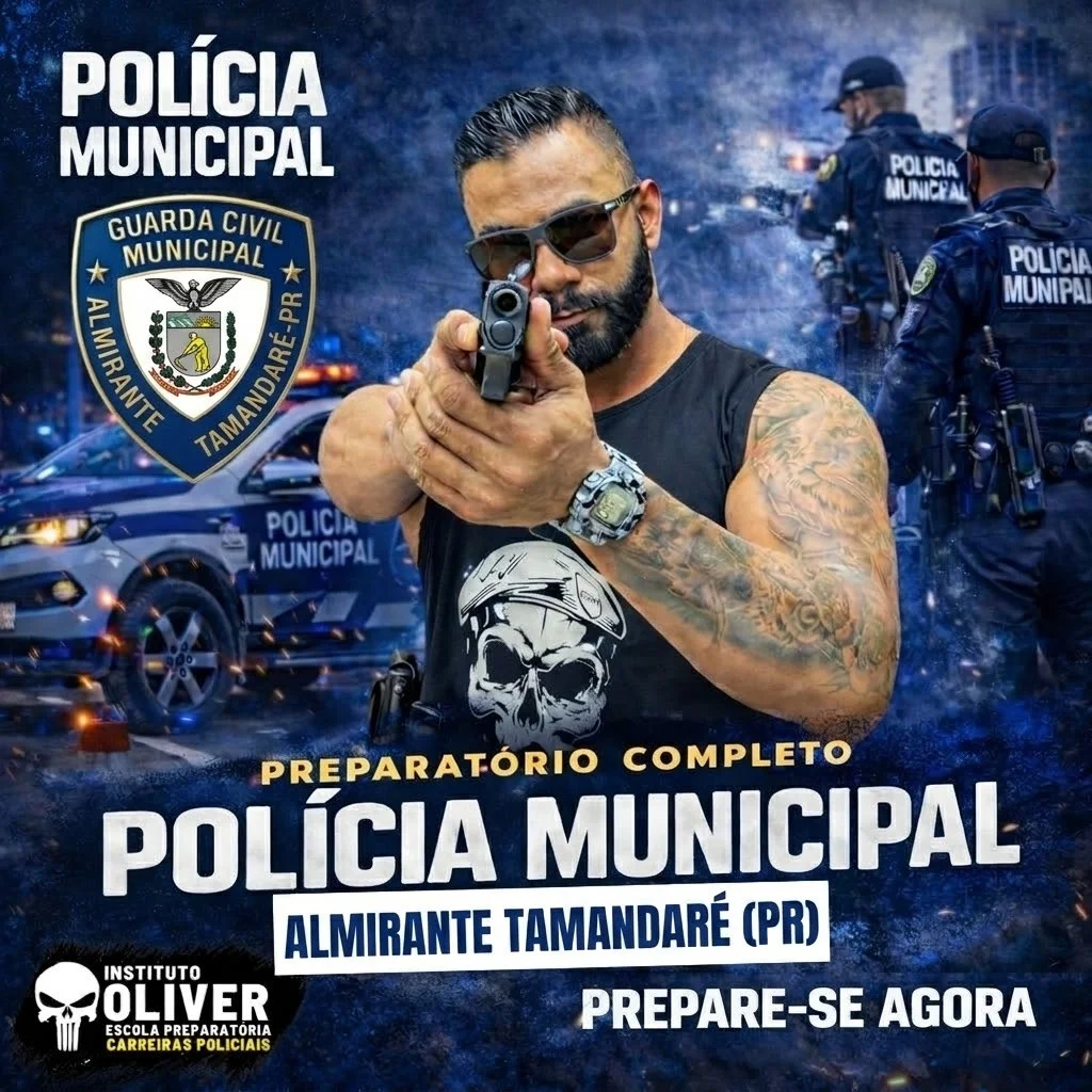 Capa do curso GCM Almirante Tamandaré - PR