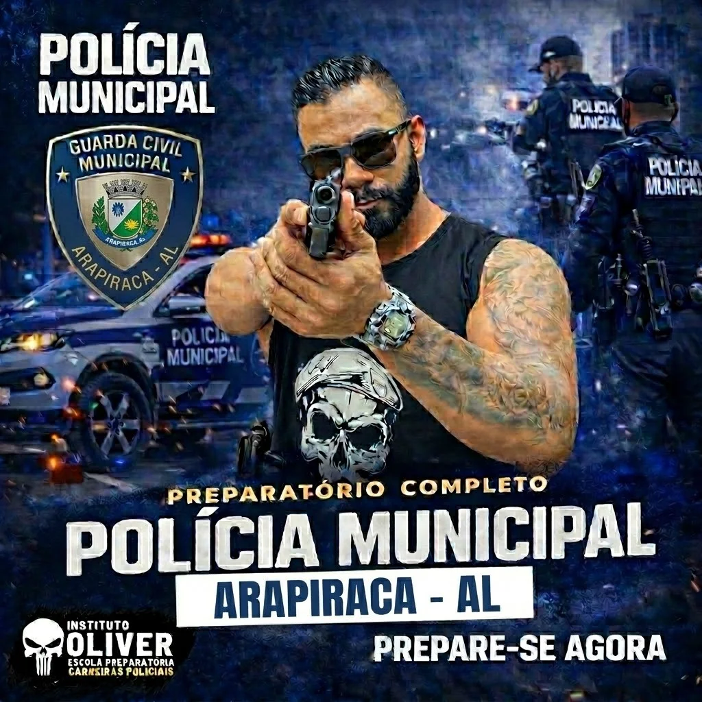 Capa do curso GCM Arapiraca - AL