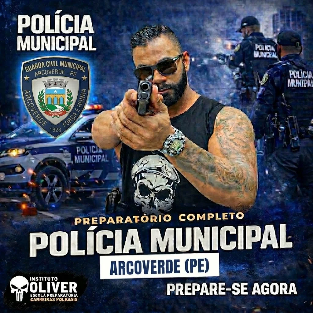 Capa do curso GCM Arcoverde - PE