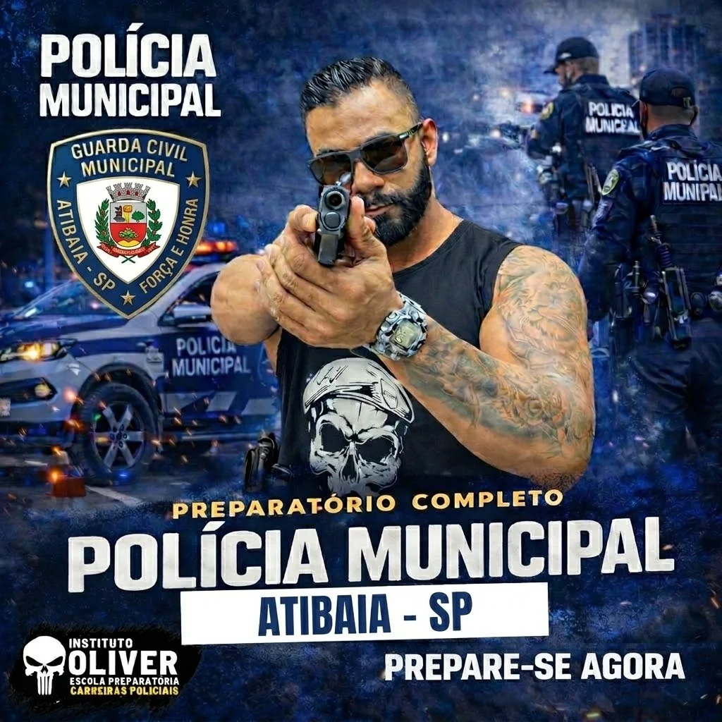 Capa do curso GCM Atibaia - SP