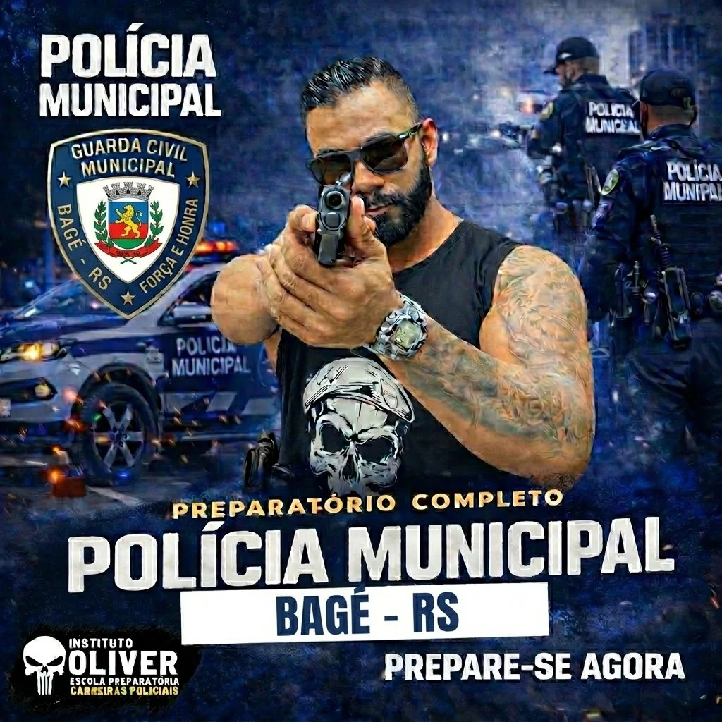 Capa do curso GCM Bagé - RS