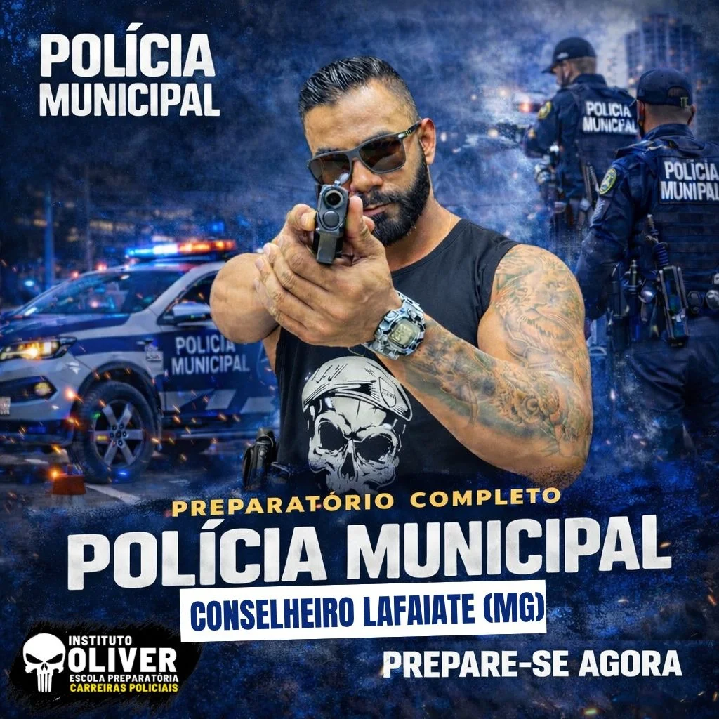 Capa do curso GCM Conselheiro Lafaiete - MG