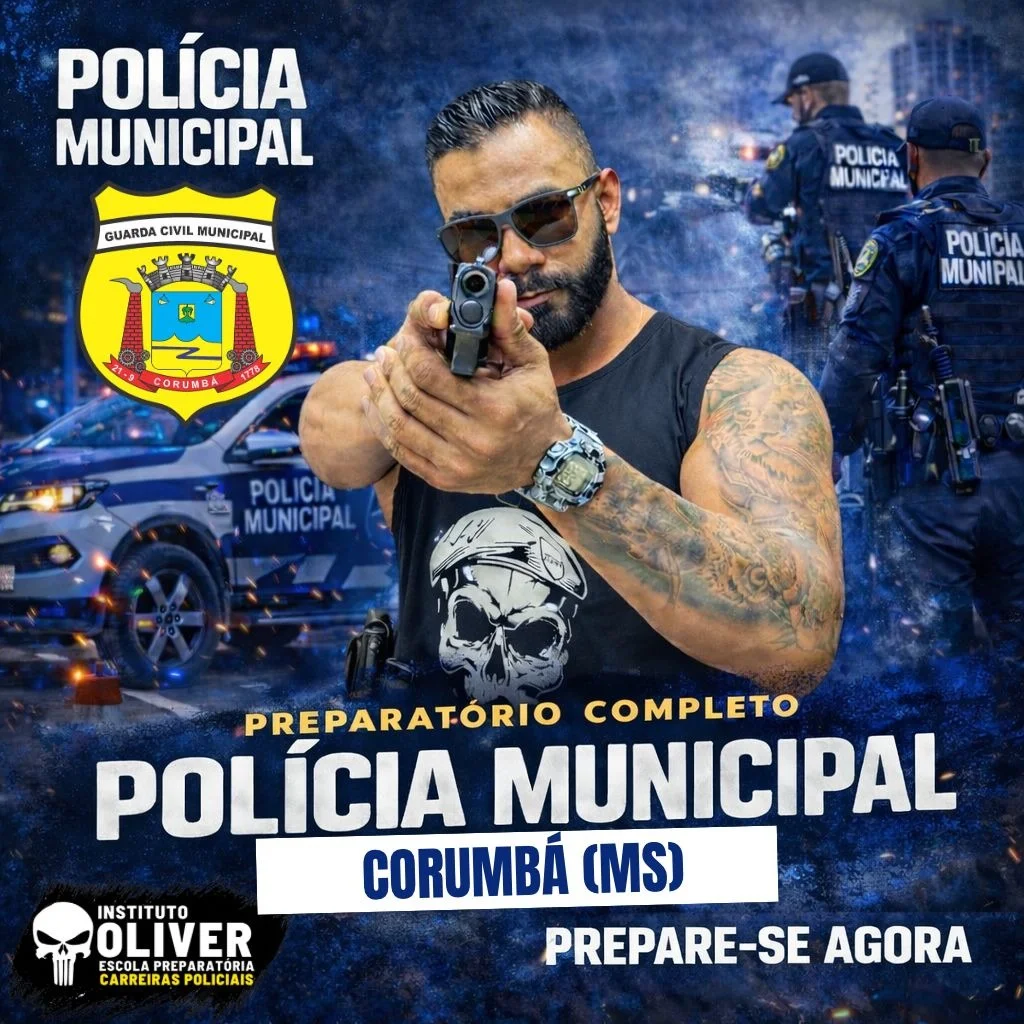 Capa do curso GCM Corumbá - MS