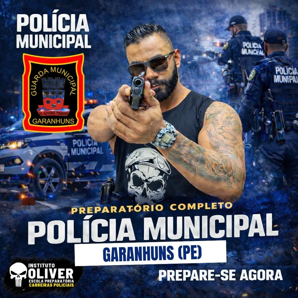 Capa do curso GCM Garanhuns - PE