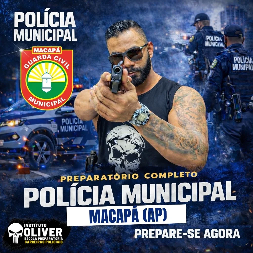Capa do curso GCM Macapá - AP