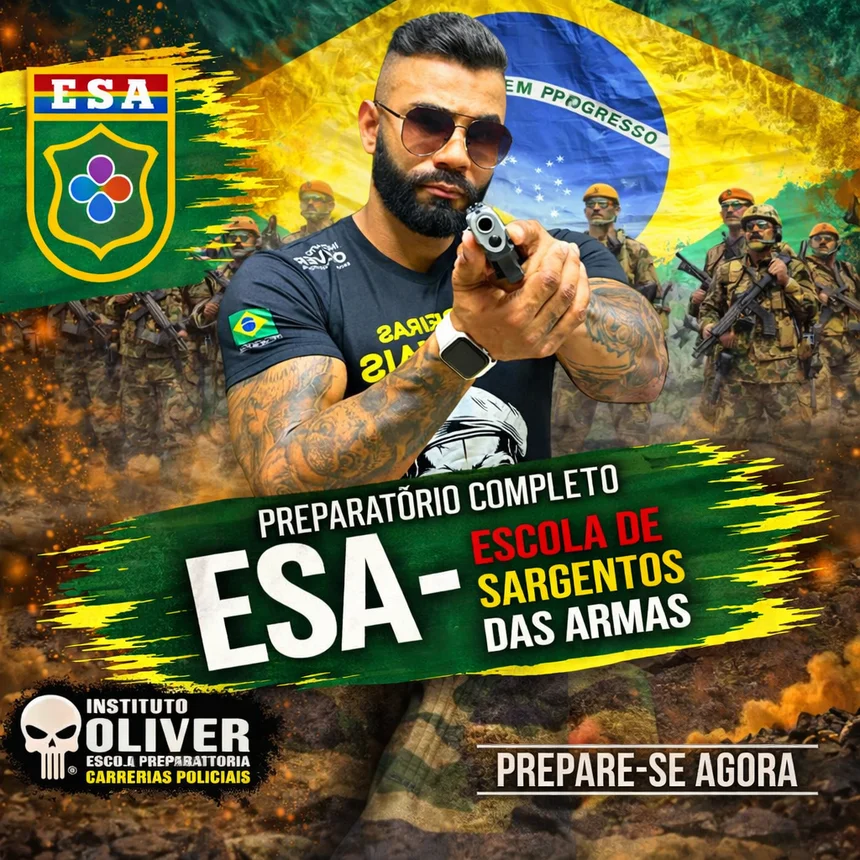 Capa do curso Escola de Sargentos das Armas