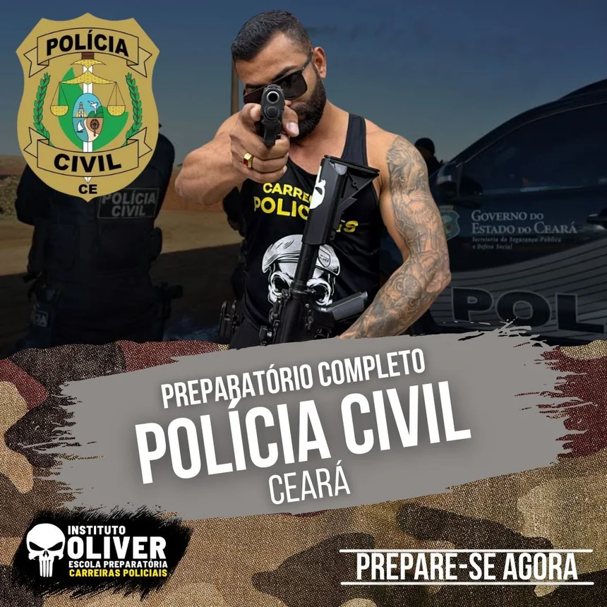 Capa do curso Polícia Civil do Ceará