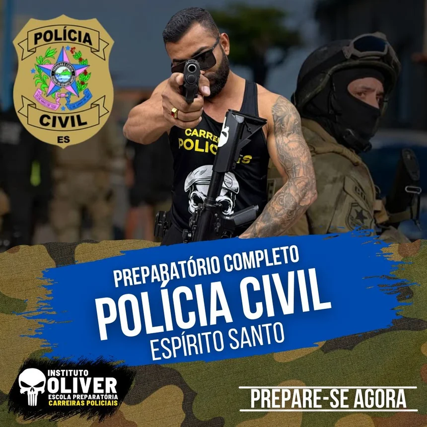Capa do curso Polícia Civil do Espírito Santo