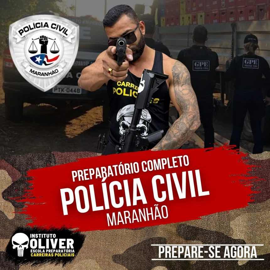 Capa do curso Polícia Civil do Maranhão