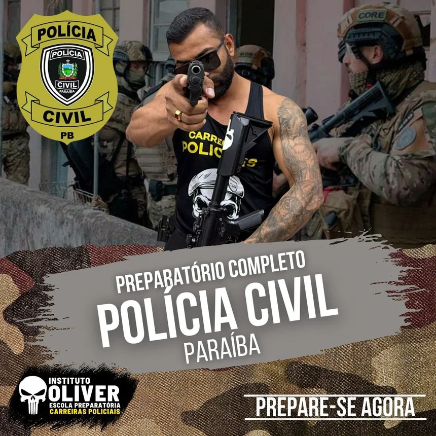 Capa do curso Polícia Civil da Paraíba