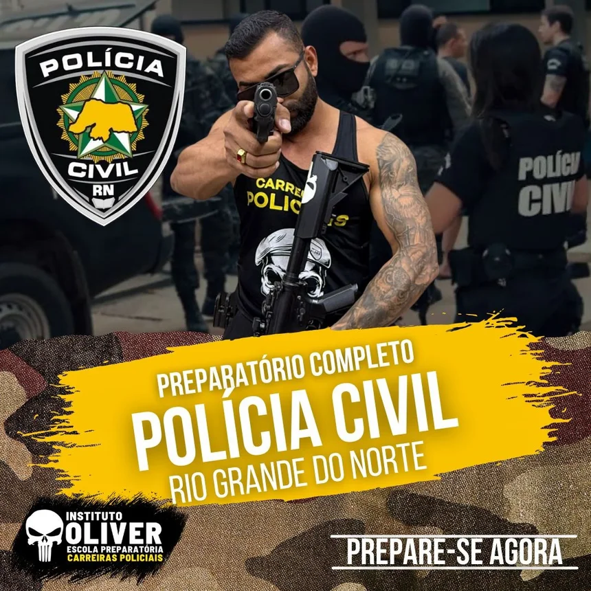 Capa do curso Polícia Civil do Rio Grande do Norte