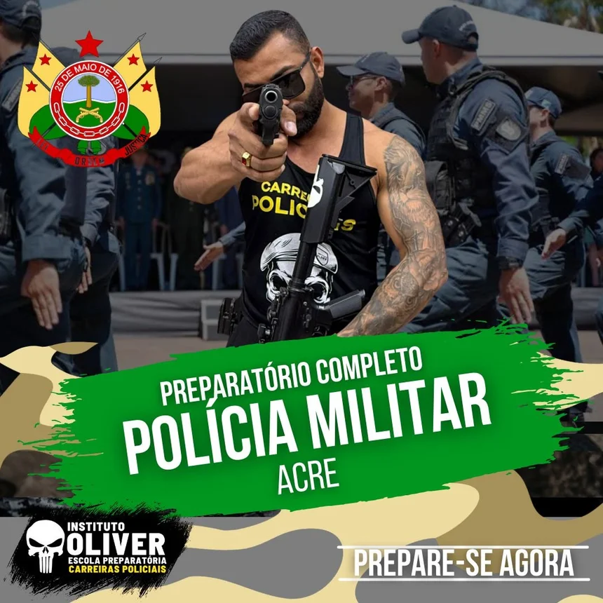 Capa do curso Polícia Militar do Acre