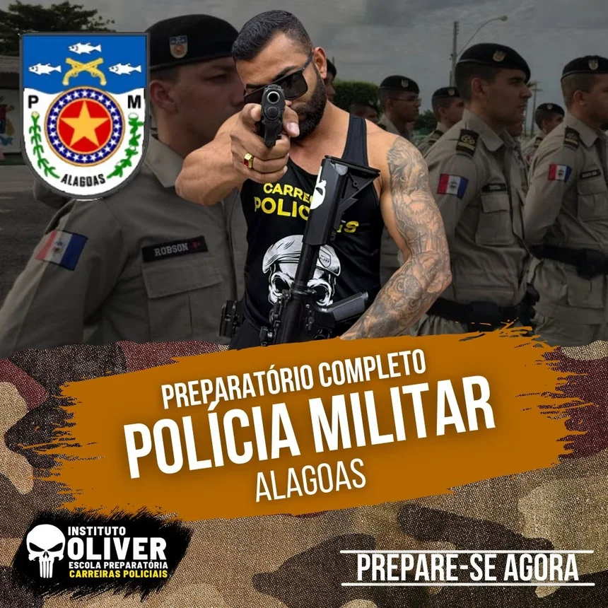 Capa do curso Polícia Militar de Alagoas