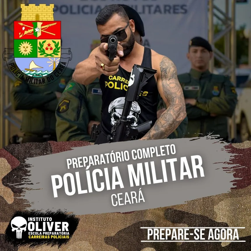 Capa do curso Polícia Militar do Ceará