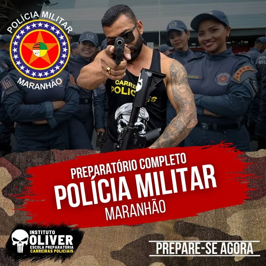 Capa do curso Polícia Militar do Maranhão