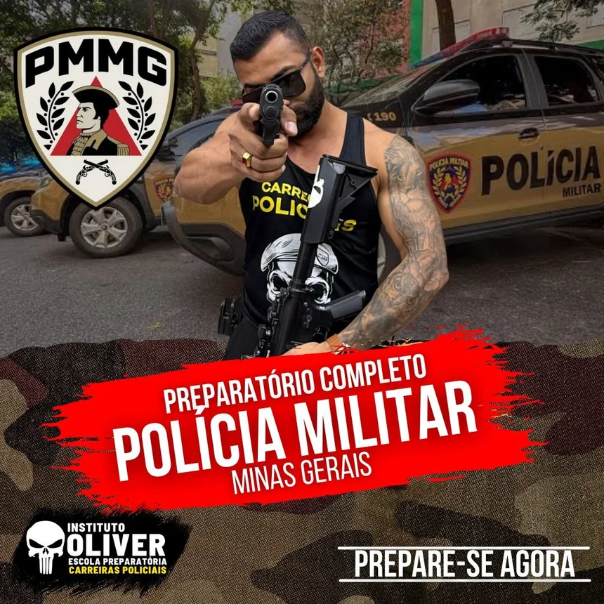 Capa do curso Polícia Militar de Minas Gerais