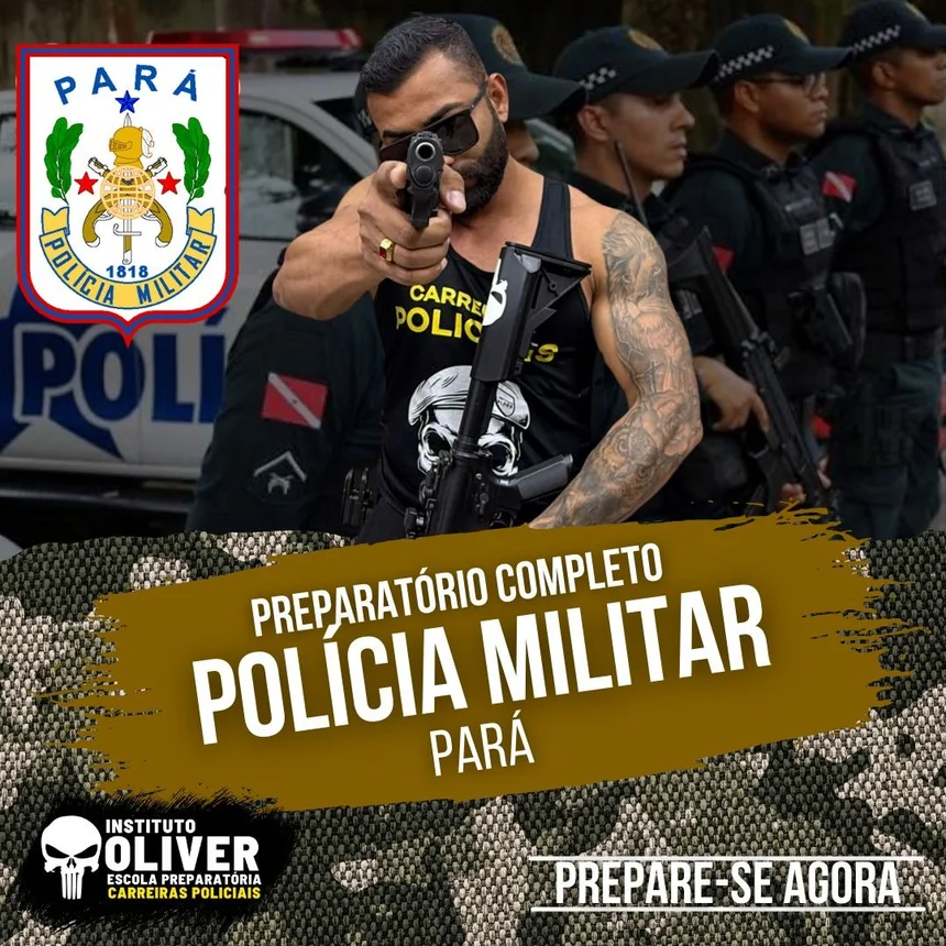 Capa do curso Polícia Militar do Pará