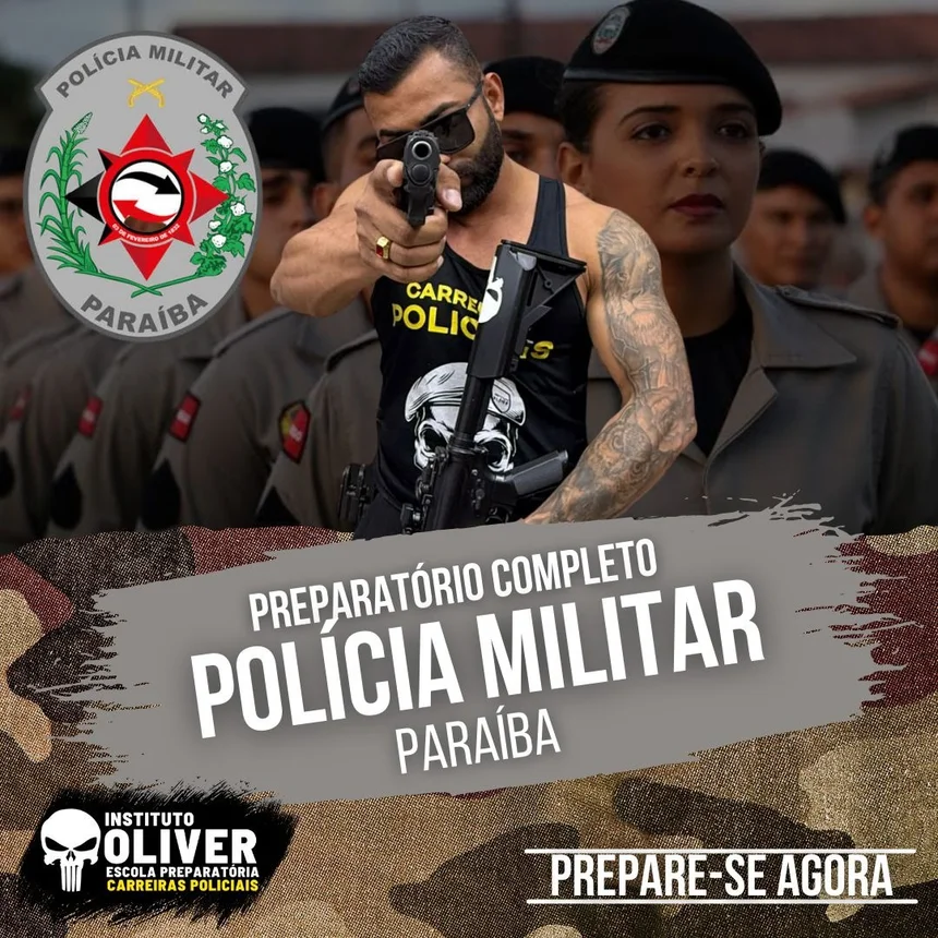 Capa do curso Polícia Militar da Paraíba