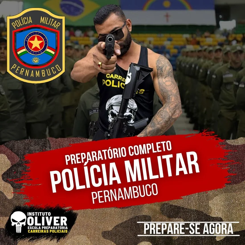Capa do curso Polícia Militar de Pernambuco