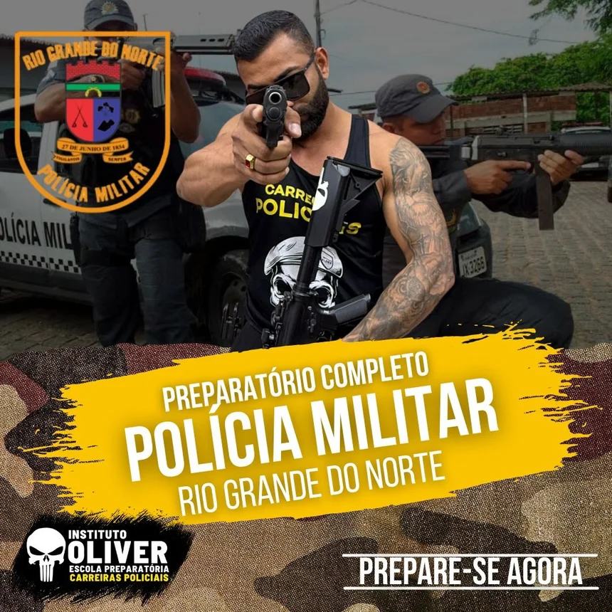 Capa do curso Polícia Militar do Rio Grande do Norte