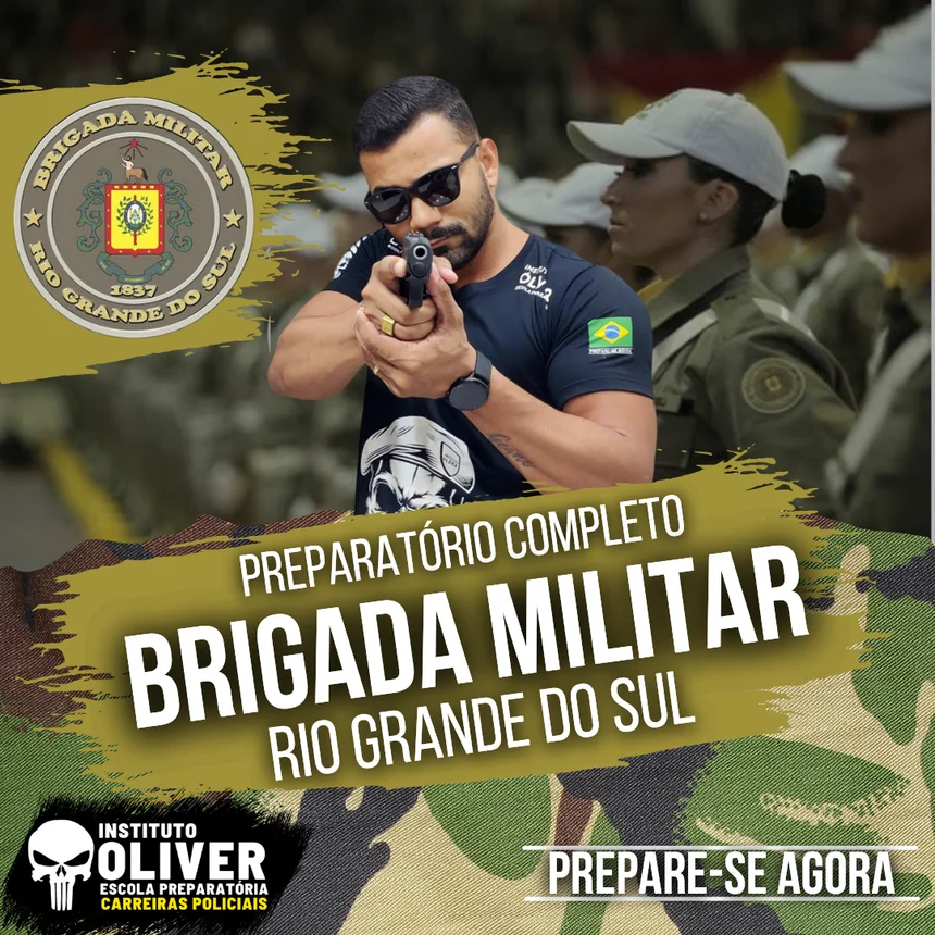 Capa do curso Polícia Militar do Rio Grande do Sul