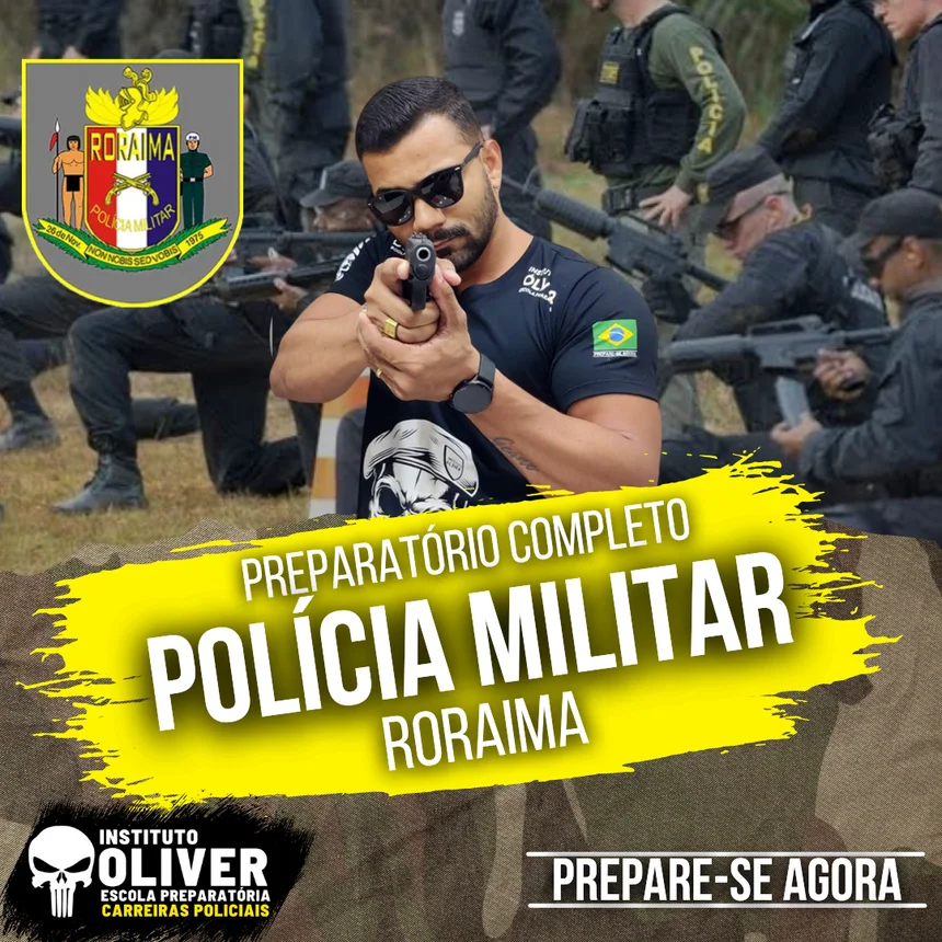 Capa do curso Polícia Militar de Roraima