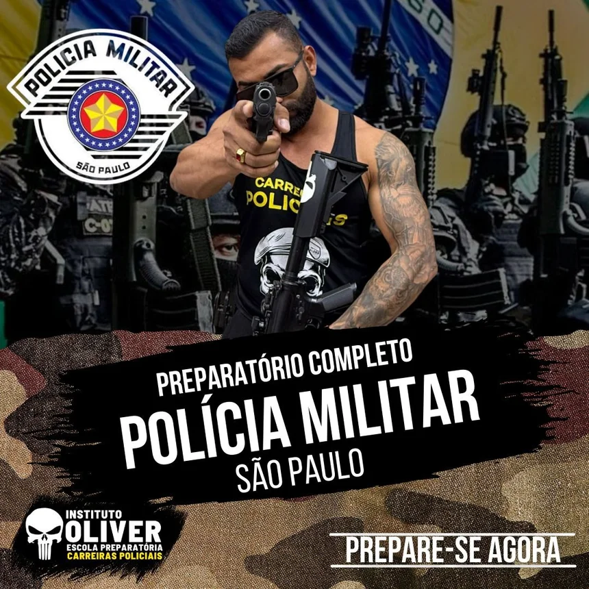 Capa do curso Polícia Militar de São Paulo