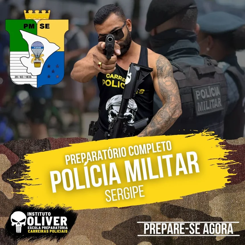 Capa do curso Polícia Militar do Sergipe