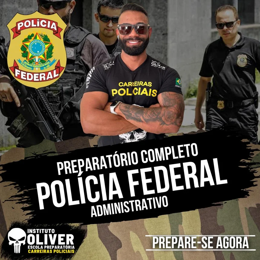 Capa do curso Polícia Federal Administrativo