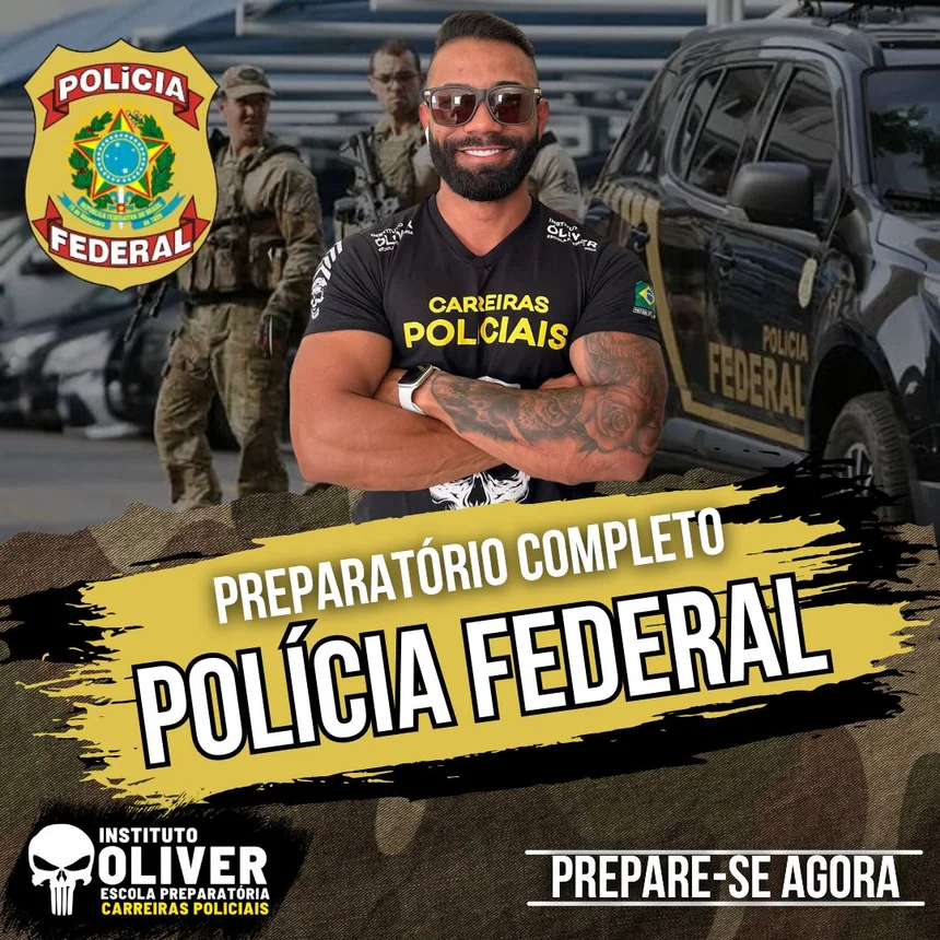 Capa do curso Polícia Federal