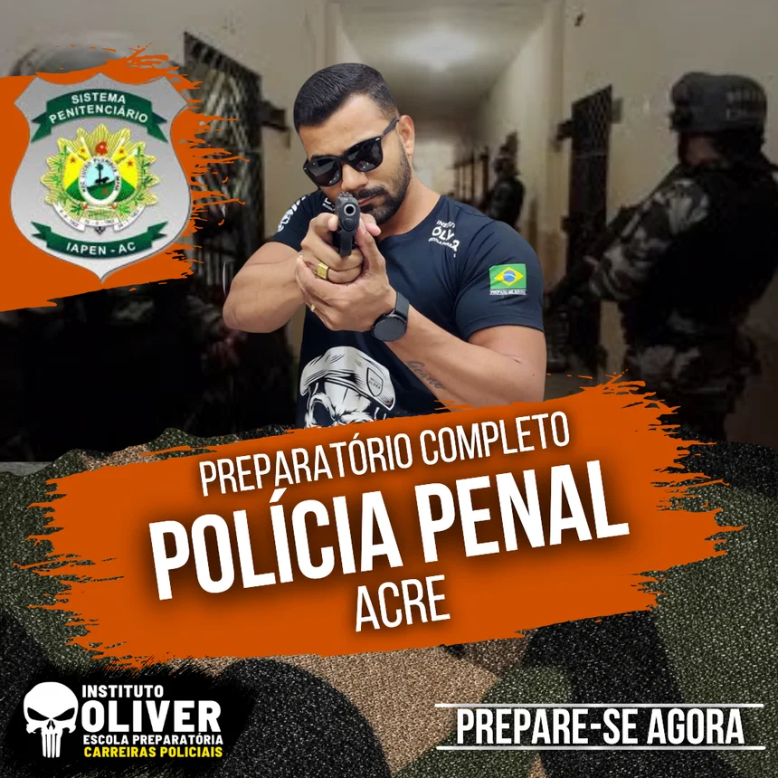Capa do curso Polícia Penal do Acre