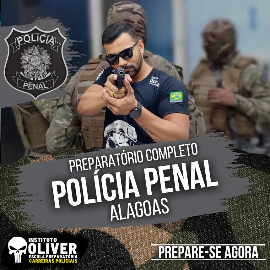 Capa do curso Polícia Penal de Alagoas