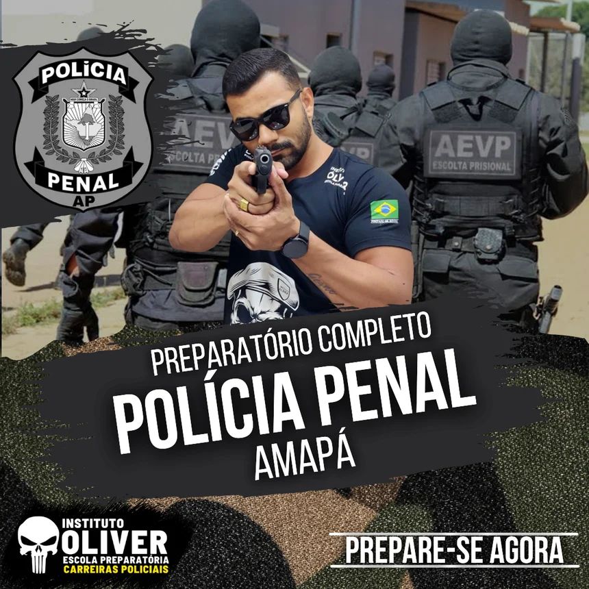 Capa do curso Polícia Penal do Amapá