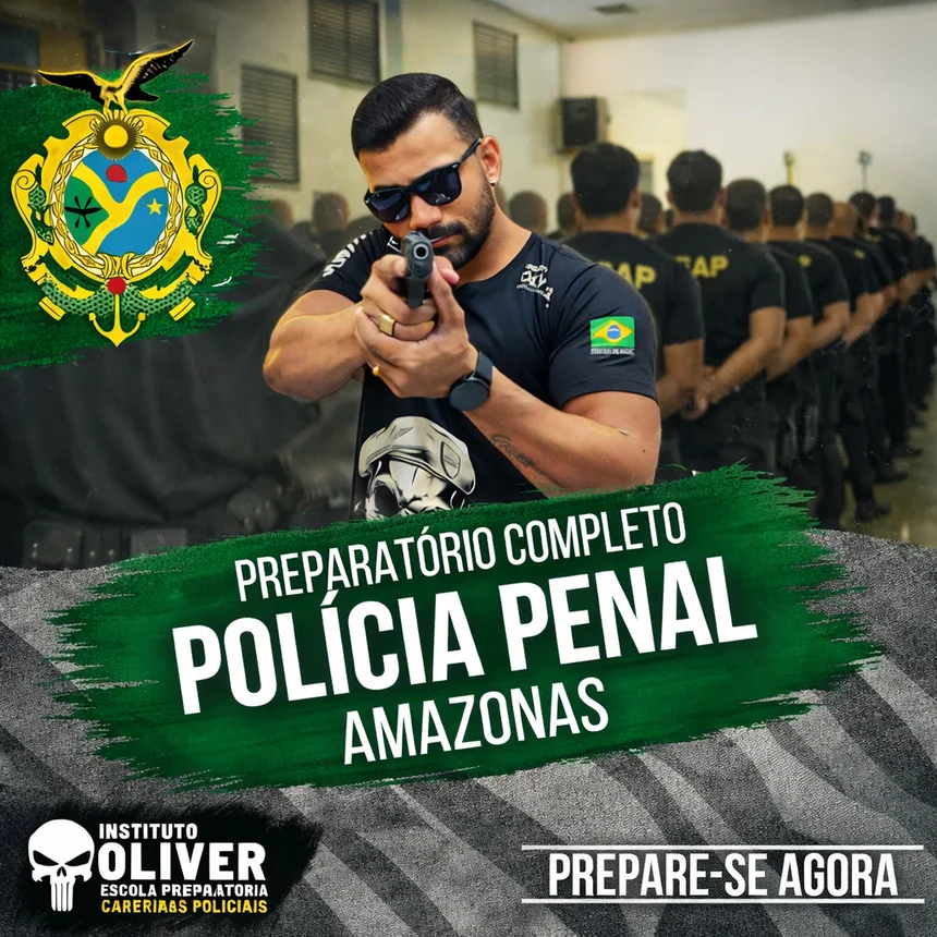 Capa do curso Polícia Penal do Amazonas