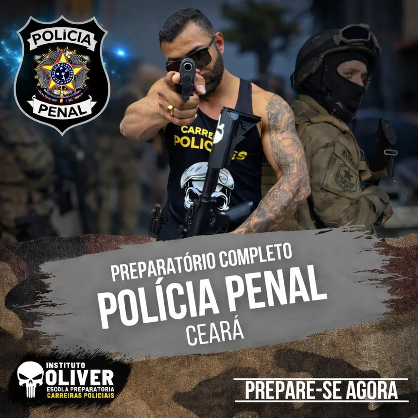 Capa do curso Polícia Penal do Ceará