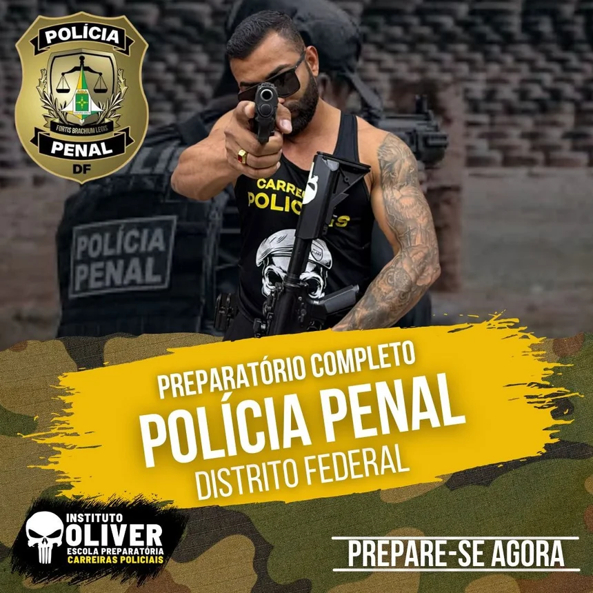 Capa do curso Polícia Penal do Distrito Federal