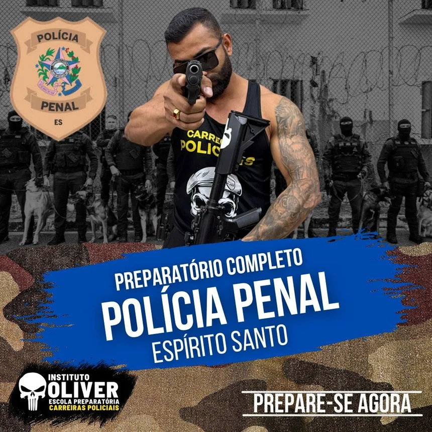 Capa do curso Polícia Penal do Espírito Santo