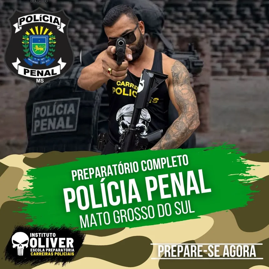 Capa do curso Polícia Penal do Mato Grosso do Sul