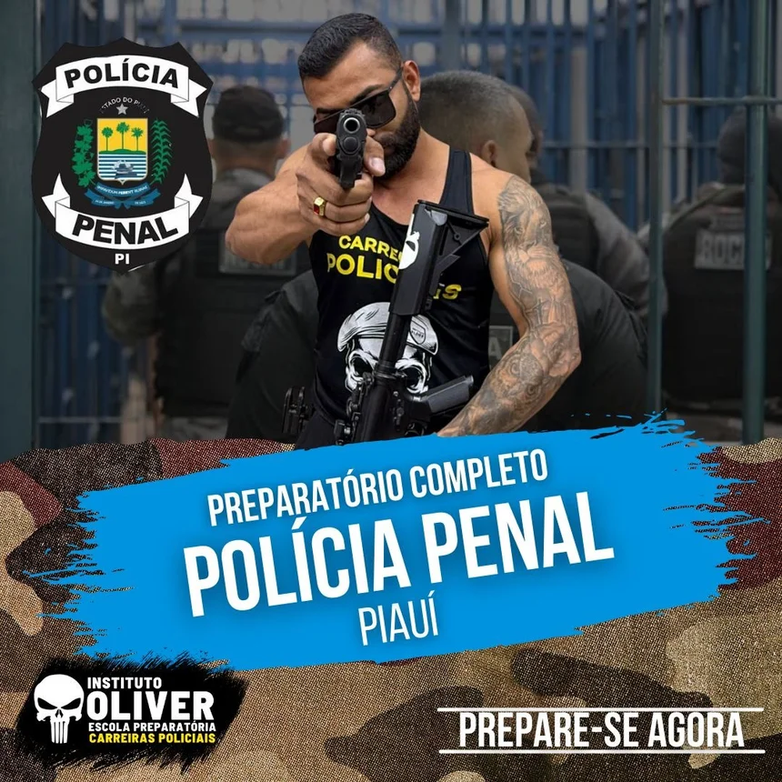 Capa do curso Polícia Penal do Piauí