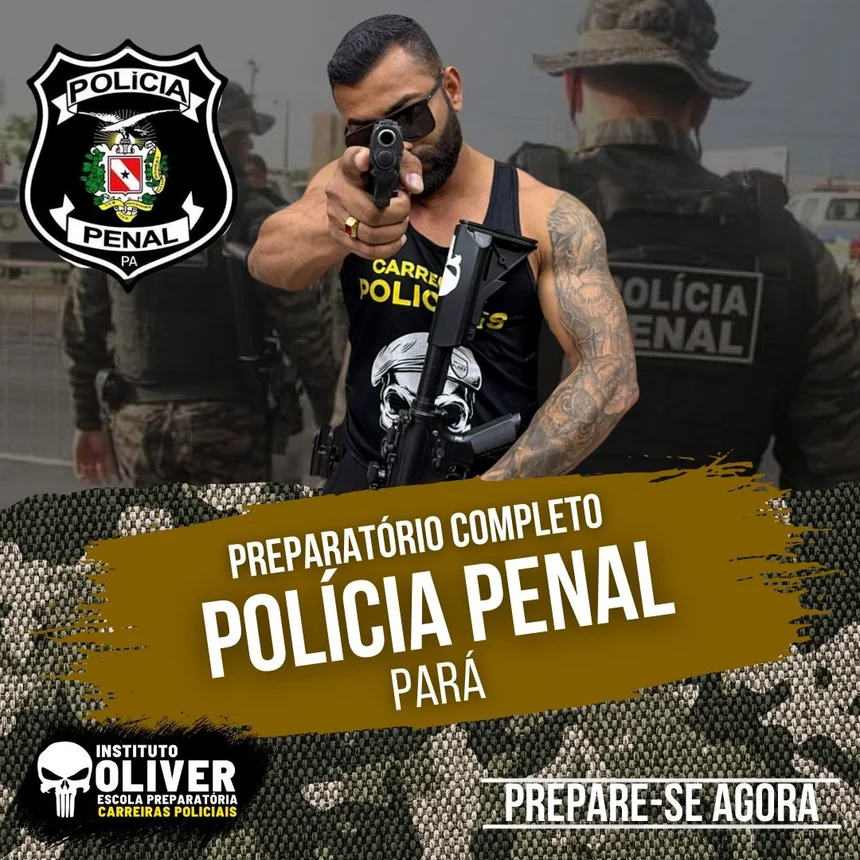 Capa do curso Polícia Penal do Pará