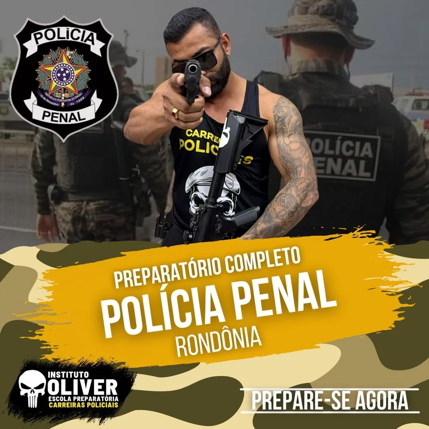 Capa do curso Polícia Penal de Rondônia
