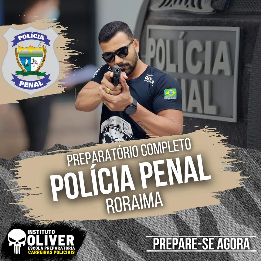 Capa do curso Polícia Penal de Roraima
