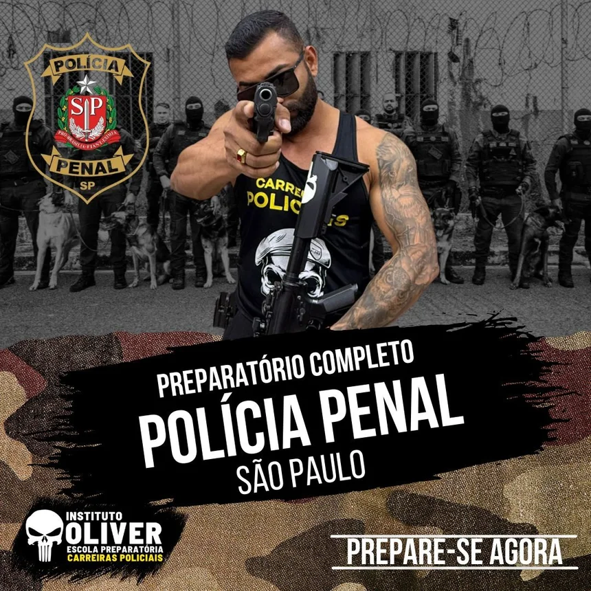 Capa do curso Polícia Penal de São Paulo