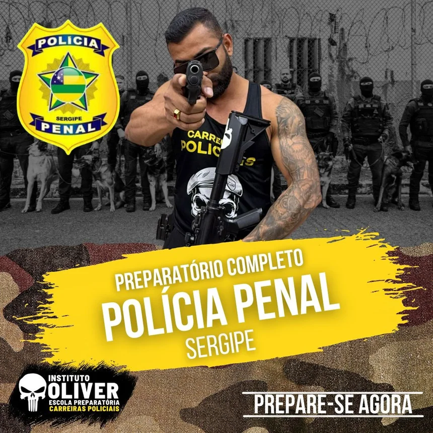 Capa do curso Polícia Penal de Sergipe