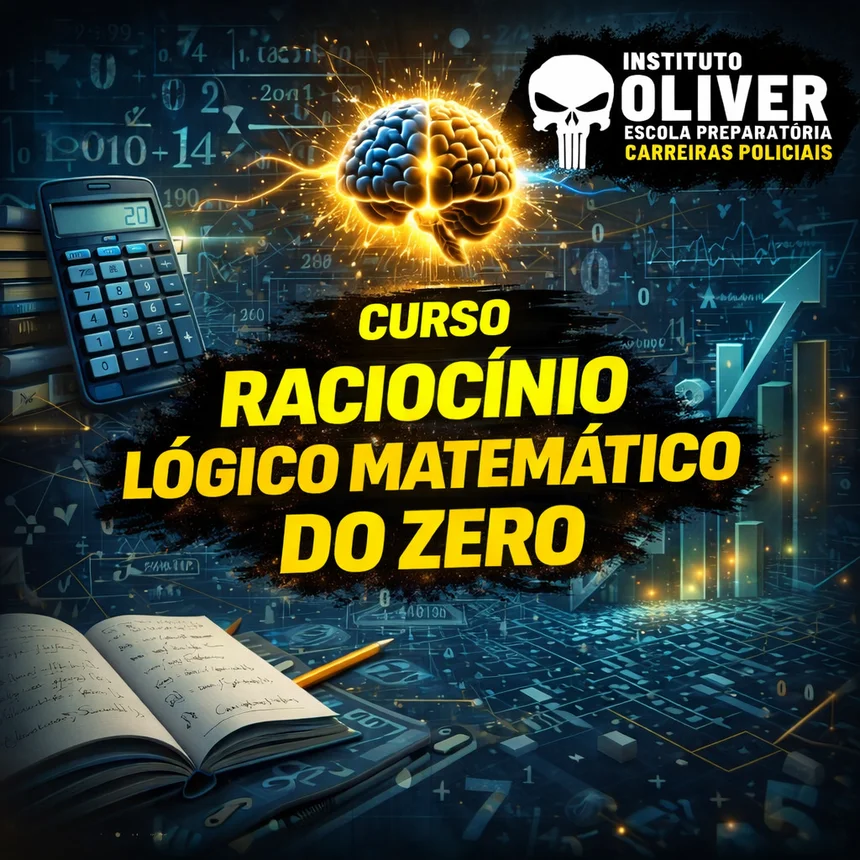 Capa do curso Raciocínio Lógico Matemático