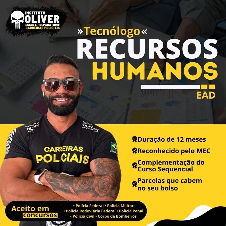Capa do curso Tecnólogo em RH