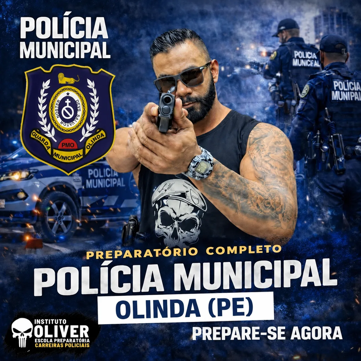 Capa do curso GCM Olinda - PE