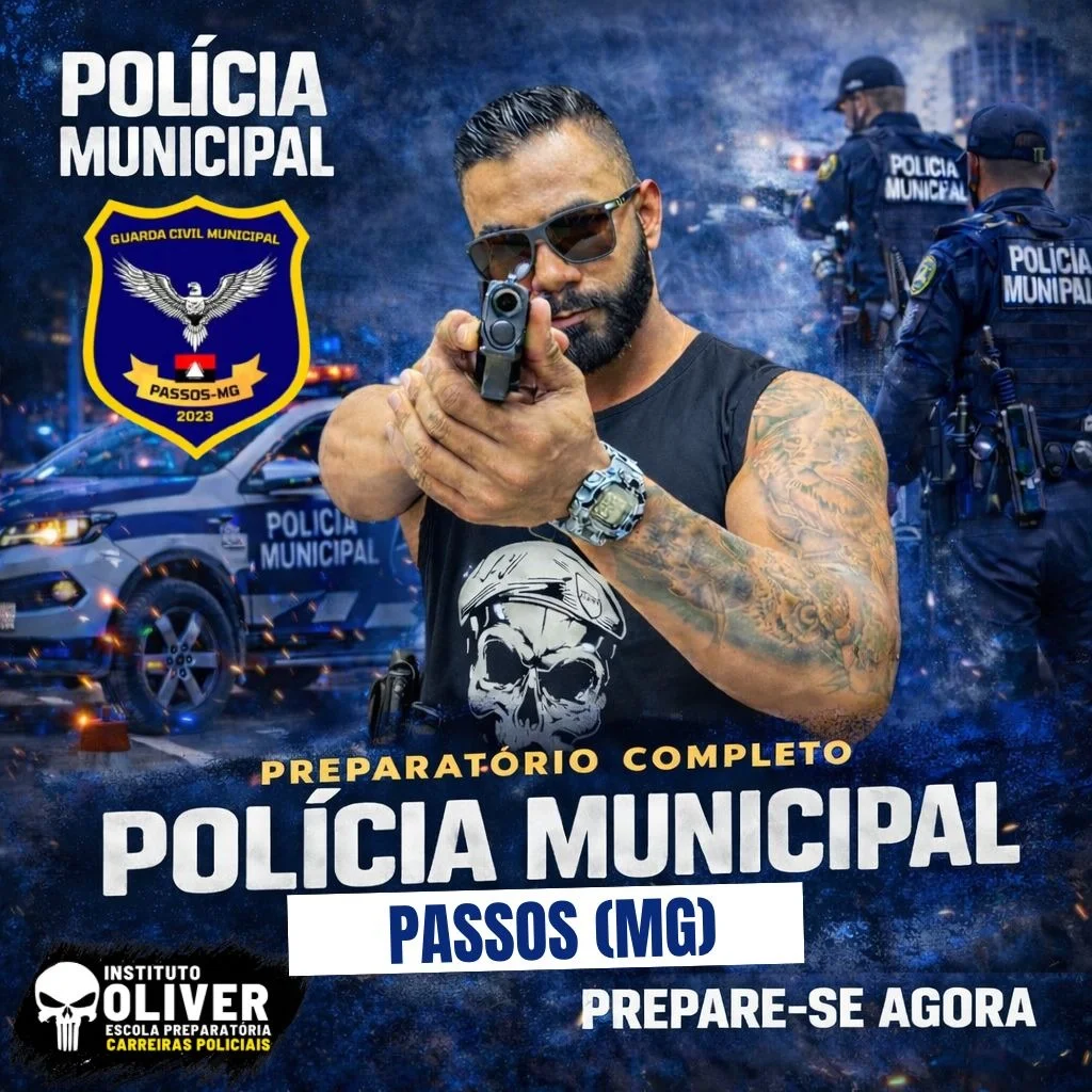 Capa do curso GCM Passos - MG