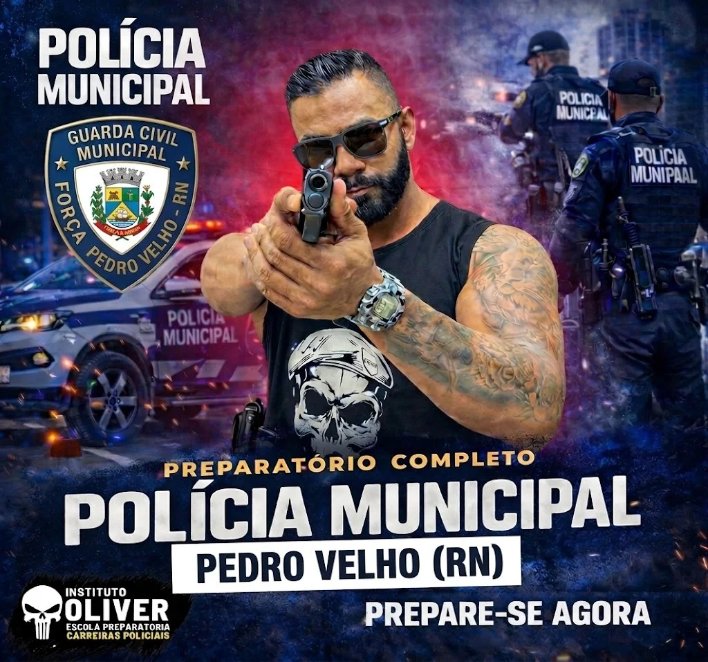 Capa do curso GCM Pedro Velho - RN