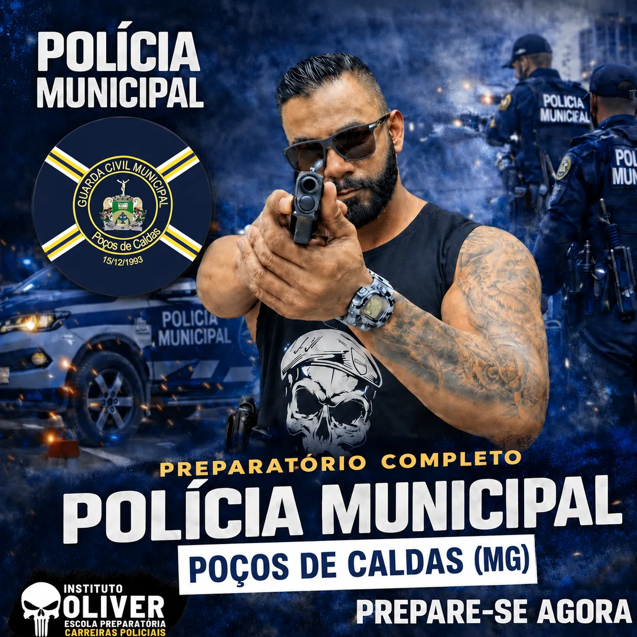 Capa do curso GCM Poços de Caldas - MG